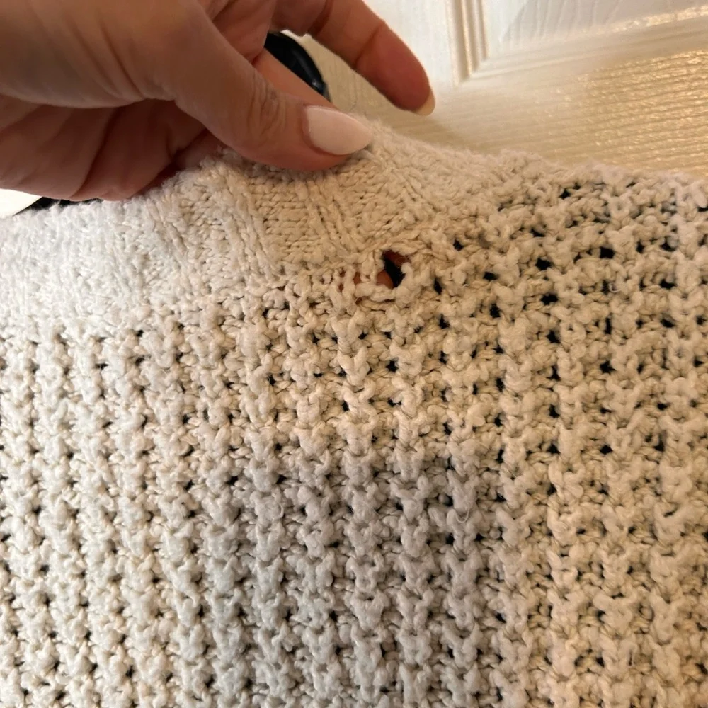 Free people oversized pullover knit sweater - Picture 7 of 9